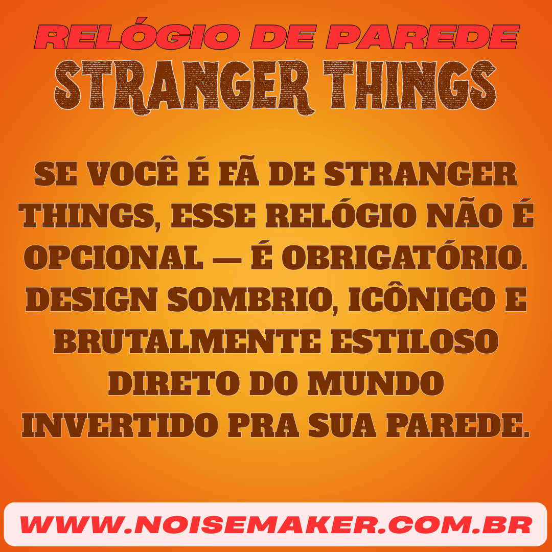 Relógio de Parede - Stranger Things - Imagem 4