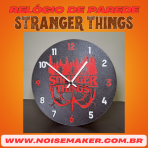 Relógio de Parede - Stranger Things