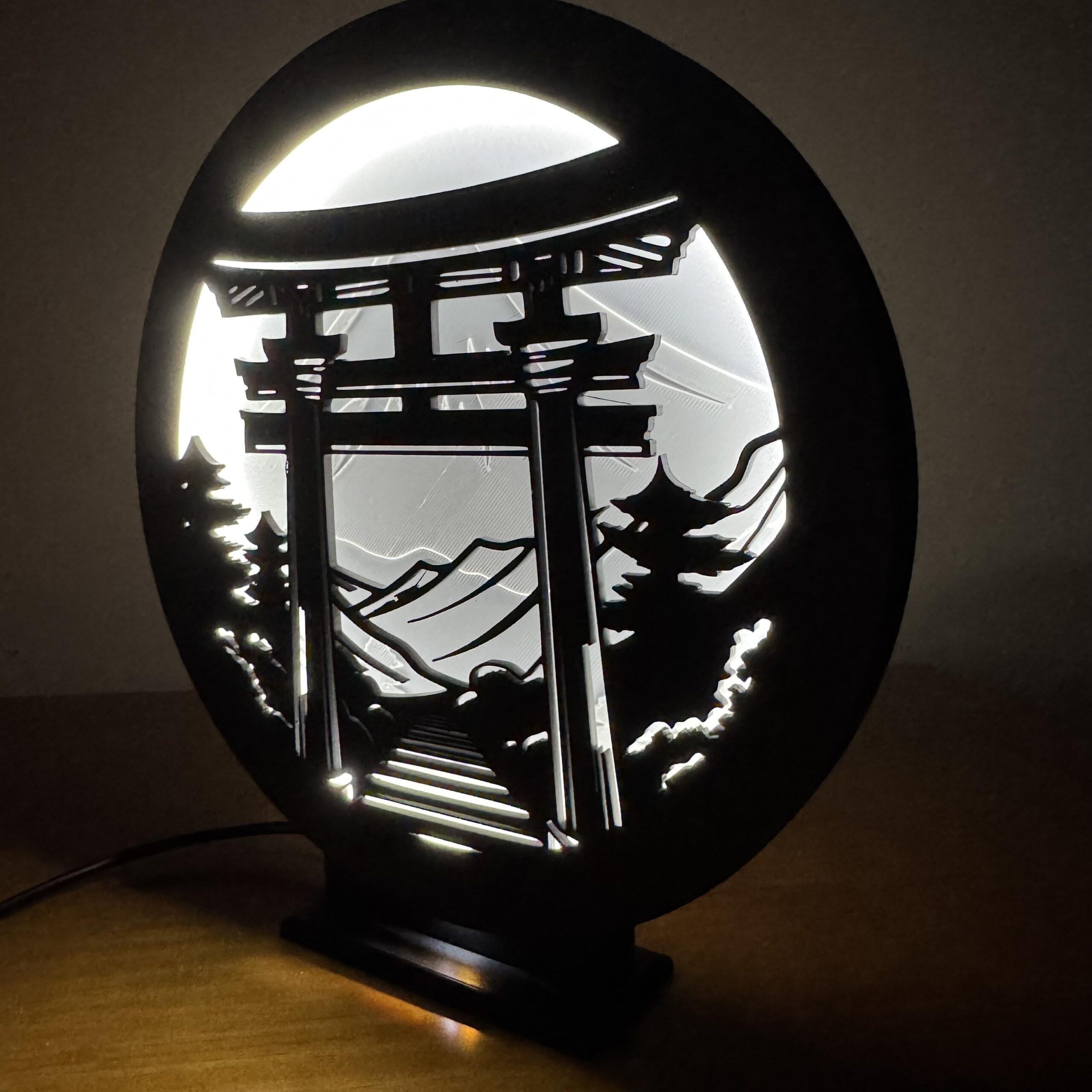 LUMINÁRIA DECORATIVA TEMPLO JAPONÊS - LED - Imagem 2