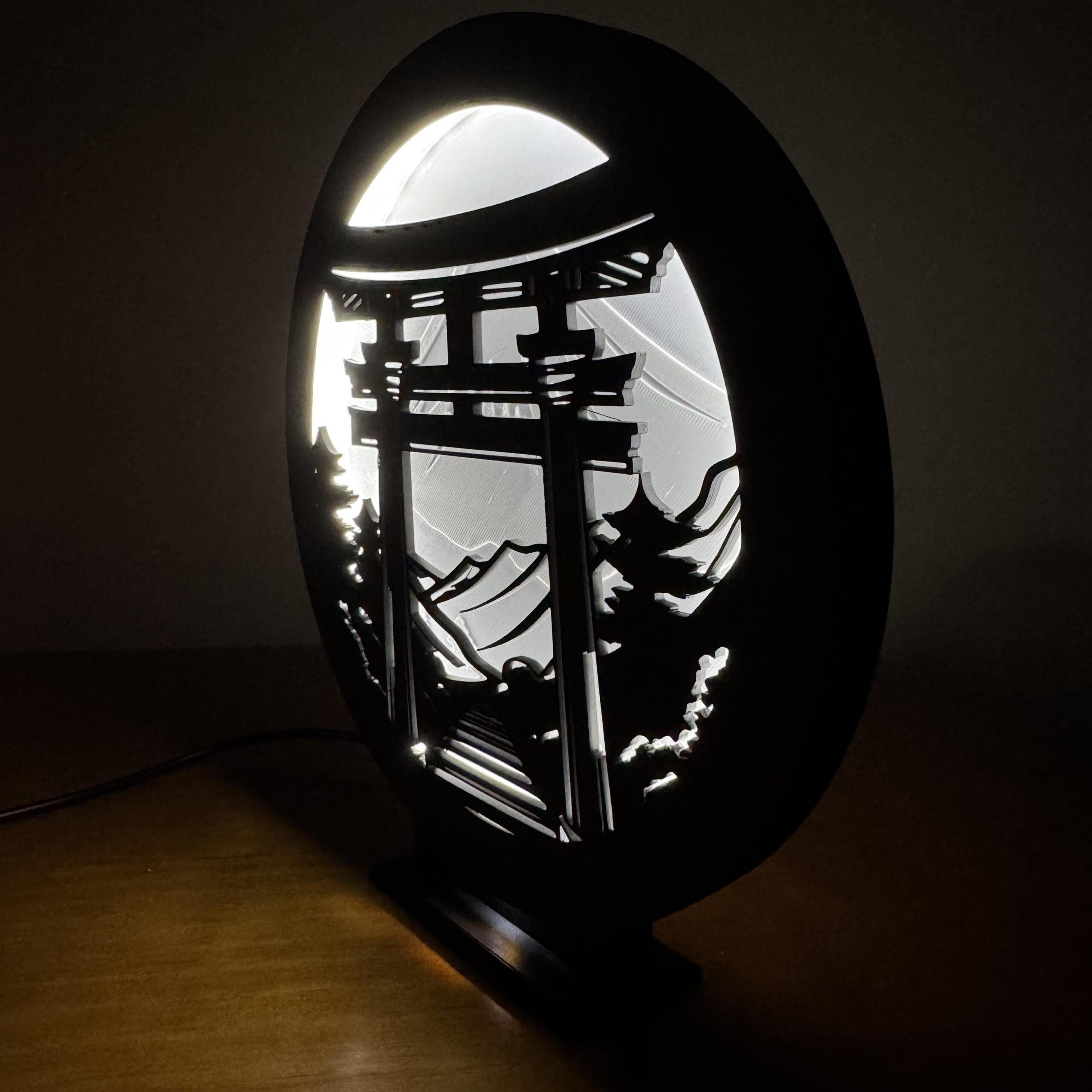 LUMINÁRIA DECORATIVA TEMPLO JAPONÊS - LED - Imagem 4