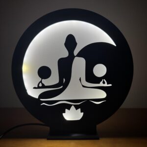 Luminária Decorativa Yin Yang – LED