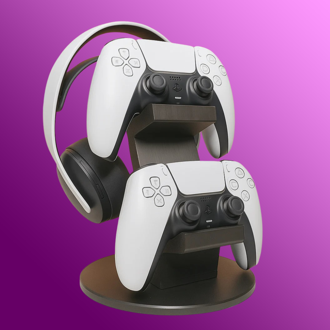 Suporte para Controle e Fone de Ouvido